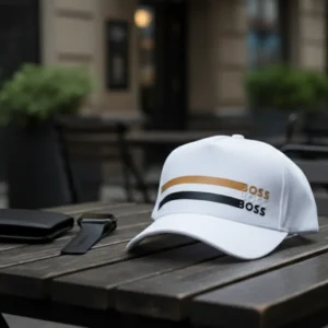 Casquette BOSS Blanc – Élégance & Style Premium